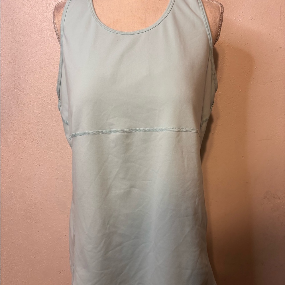 Light Blue Sleeveless Performance Top